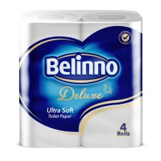 BELINNO DELUXE -Тоалетна хартия 4бр. Трипластова