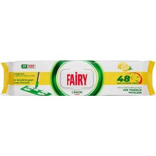 FAIRY Почистващи мокри кърпи МОП 50бр. - LEMON