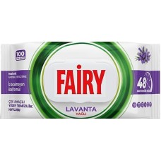 FAIRY Почистващи мокри кърпи 100бр. - LAVANDER