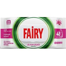 FAIRY Почистващи мокри кърпи 100бр. - LILYUM