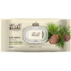FIBRIL VEGAN Мокри кърпи -90 бр. - КЕДЪР