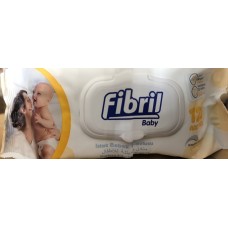 FIBRIL Мокри кърпи -120бр. - БЕБЕ (SENSITIVE)