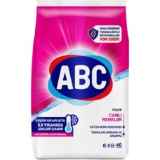 ABC Прах за цветно пране 6кг. ABC Прах за цветно пране 6кг.
