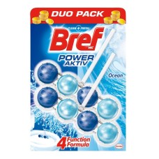 BREF Топчета за WC Power activ 2*50гр. Океан