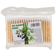 ECO BAMBOO PANDA Клечки за уши -200бр Плик ECO BAMBOO PANDA Клечки за уши -200бр Плик
