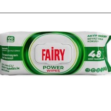FAIRY Почистващи мокри кърпи 100бр. - WHITE SOAP