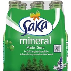 SAKA Натурална,минерална газирана напитка с калций и магнезий-200мл. SAKA Натурална,минерална газирана напитка с калций и магнезий-200мл.