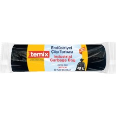 TEMIX Индустриални торби за смет -20бр. Размер 55*60см. 40л. TEMIX Индустриални торби за смет -20бр. Размер 55*60см. 40л.