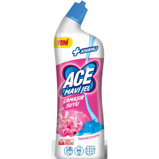 ACE ULTRA BLUE GEL Универсален почистващ препарат с белина-750мл. Зюмбюл